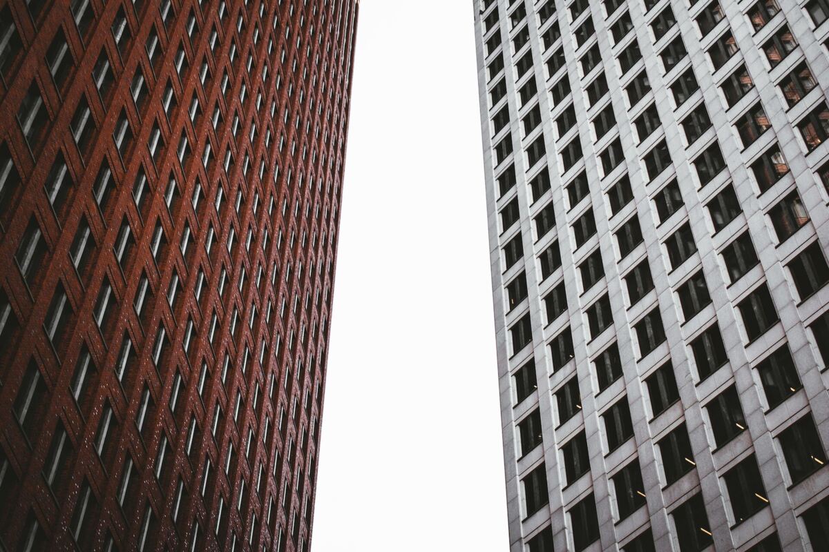 hoge gebouwen in Den Haag